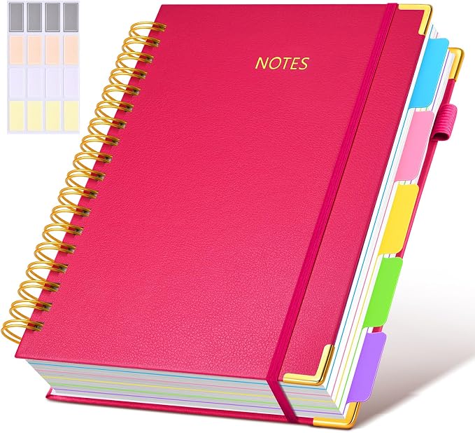 Hardcover Spiral Notebook Journal by dilitego