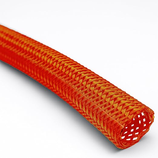 Electriduct 2" Hook Self Closing Sleeve Braid Wrap Around Sleeving Flame by Electriduct