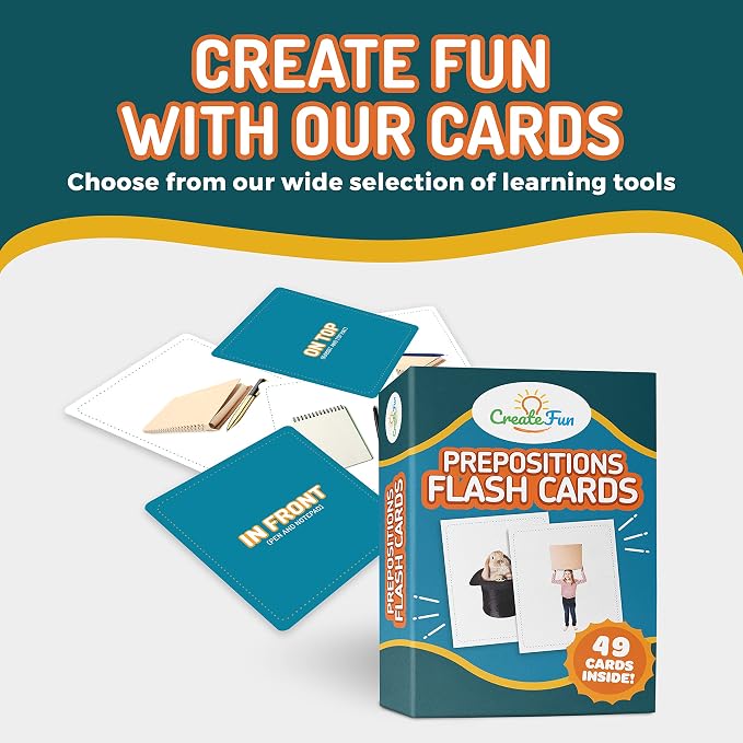 49 Preposition Vocabulary Builder Flash Cards Vol 1 Includes 7 Picture Card - Image 8