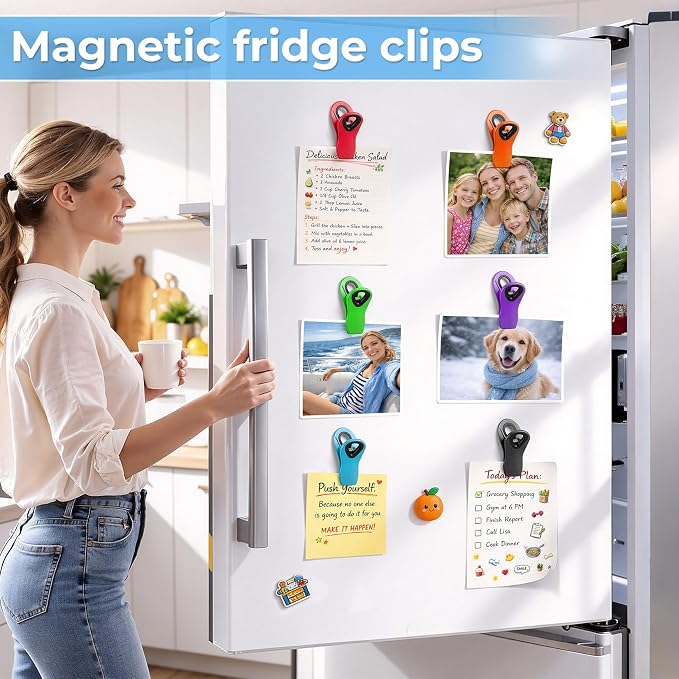 VNDUEEY 12 Pack Magnetic Chip Clips - Image 5
