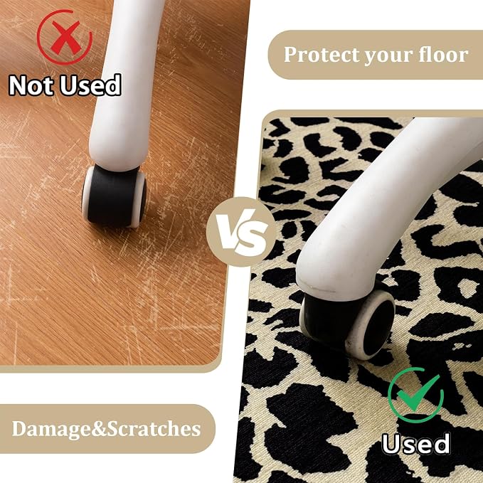 Office Chair Mat for Hardwood Floor, Machine Wash - Image 4