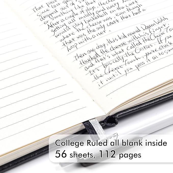 feela 15 Pack Pocket Small Notebooks Bulk, Mini Cute Notepads Hardcover College Ruled Lined Journals with Pen Holder for School Business, with 15 Black Pens, 3.5”x 5.5”, A6, Black Navy Dark Green-DeskLoop Office