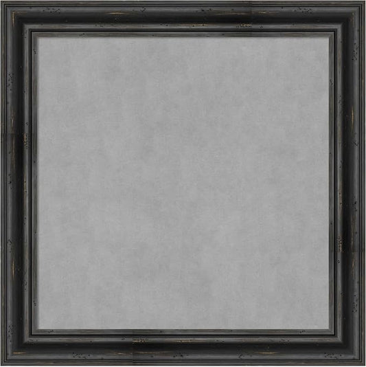 Amanti Art Black Framed Magnetic Board 29x29 Medium Vision Board by AmantiArt