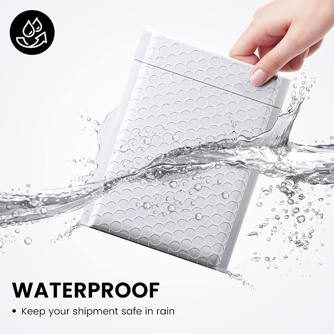 Fuxury 300 Pack White Bubble Mailers 6x10 Inch, Small Bubble Shipping - Image 4