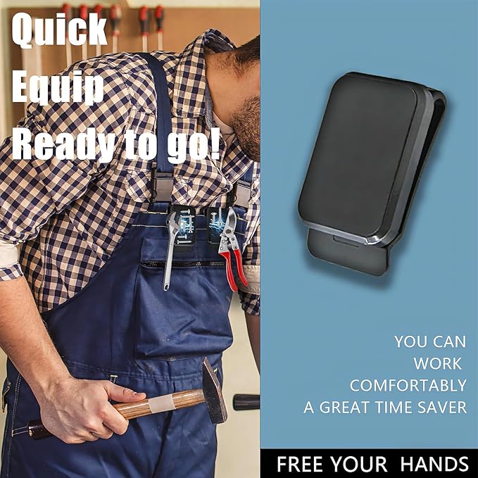 Magnetic Tool Holder Super Strong Tool Holster, Magnet Belt Clip Neodymium - Image 7