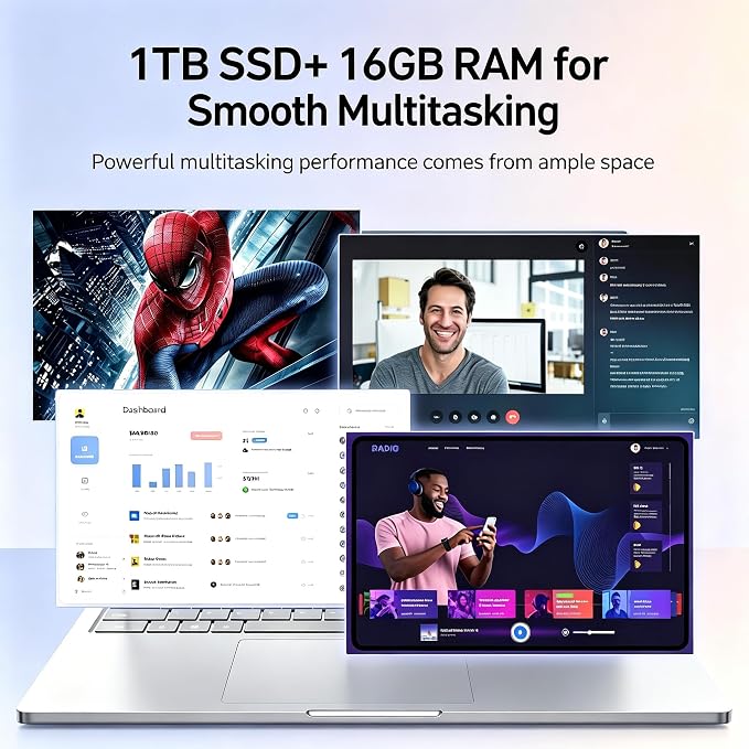 2026 New 15.6'' Laptop Win 11 Pro, Intel Core i3-7020U, 1080p FHD Display - Image 3