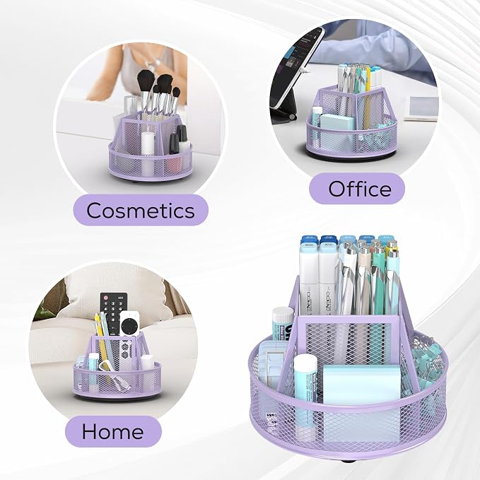 YINGHUA Metal Mesh Desk Organizer - Image 5