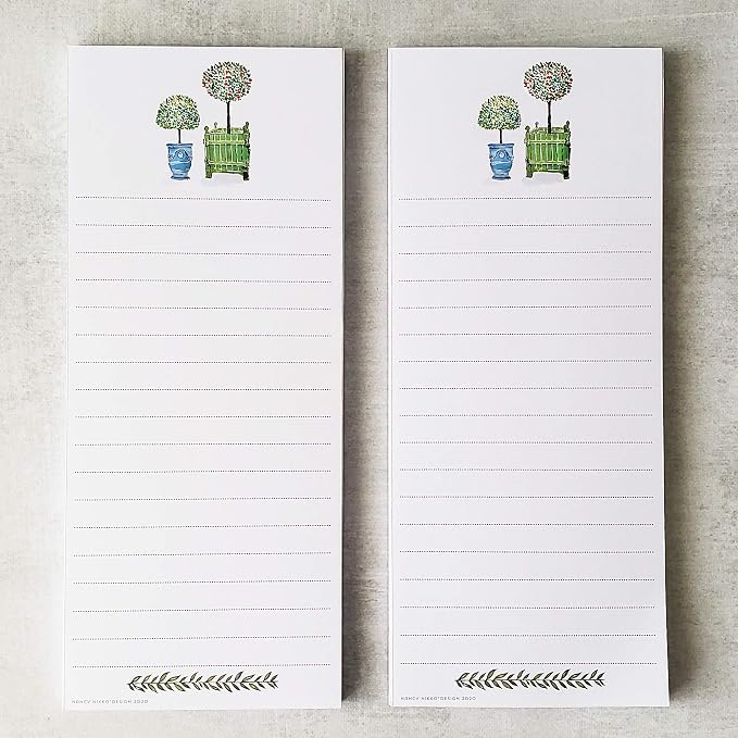 Versailles Topiary Refrigerator Notepads by NancyNikko