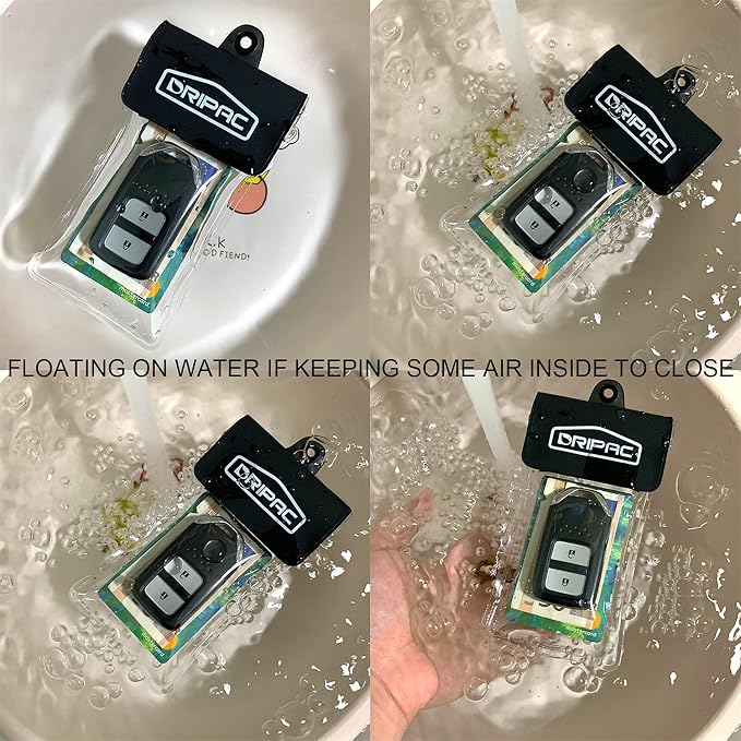 DRIPAC Waterproof Car Key FOB Case Waterproof Wallet Waterproof Holder Pouch - Image 4