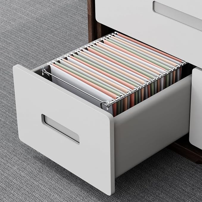 SUNEE Hanging File Folder Frame, Letter Size File Drawer Organizer - Image 8