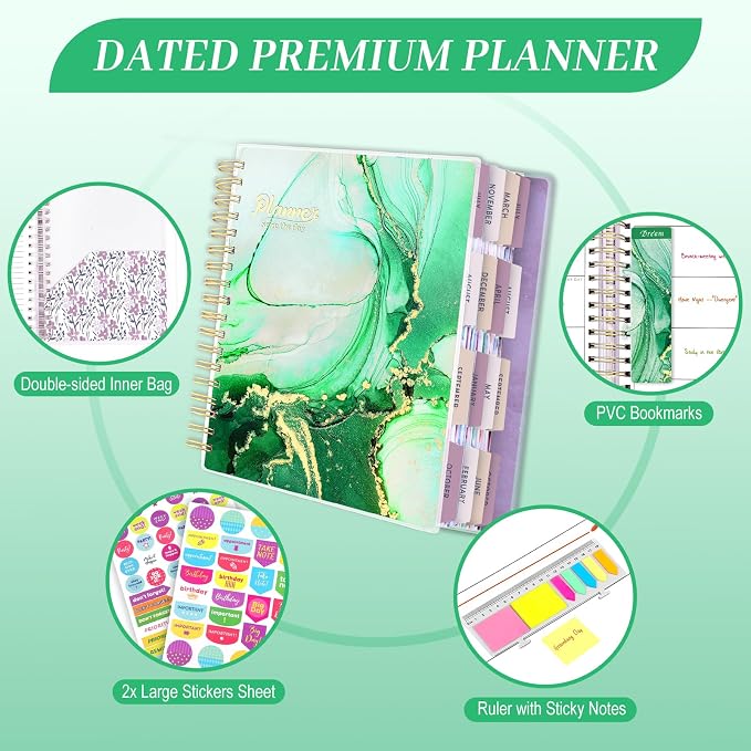 Planner 2026-2027, 18 Months Large Academic Daily Weekly Monthly Planner - Image 2