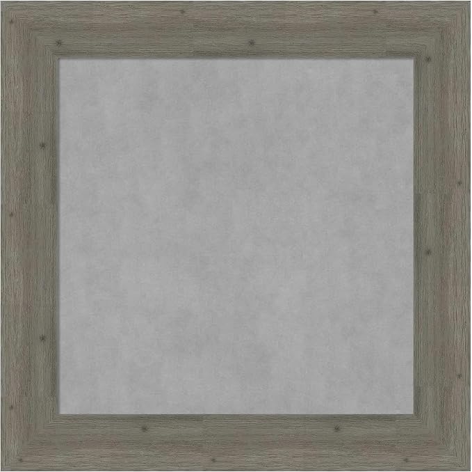 Amanti Art Grey Framed Magnetic Board 31x31 Medium Vision Board by AmantiArt