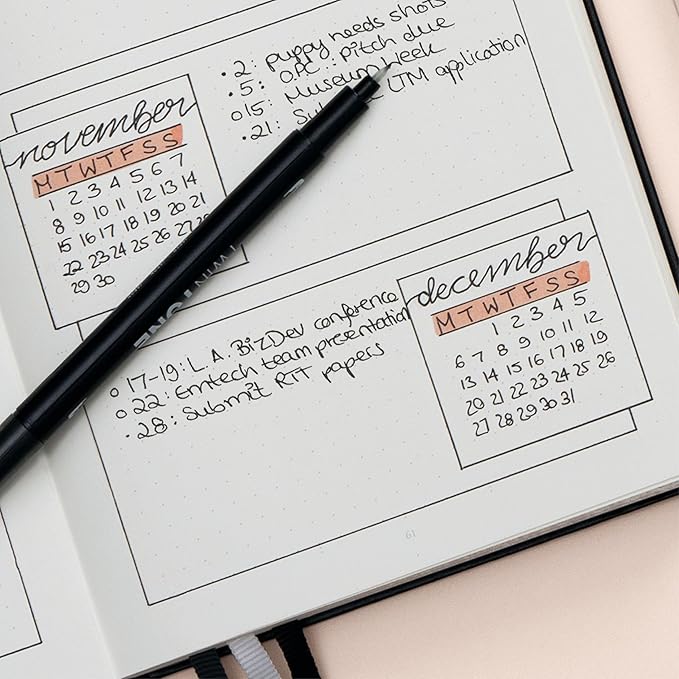 LEUCHTTURM1917 368952 Bullet Journal Edition 2 Green23, Medium A5, 206 Numbered - Image 6