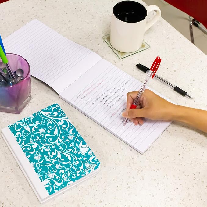 BAZIC Products Writing Pad 100 Sheets 6" X 9", Lined Ruled Memo Writing Notebook - Image 6