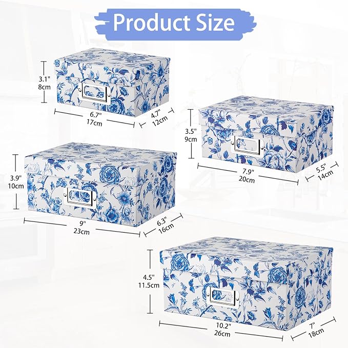 Briful Decorative Storage Boxes - Image 2