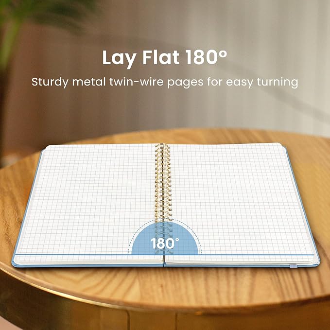 Taja Graph Spiral Journal Notebook - Image 4