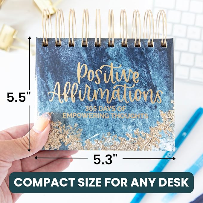 bloom daily planners Undated Perpetual Desk Easel/Inspirational Standing Flip - Image 3
