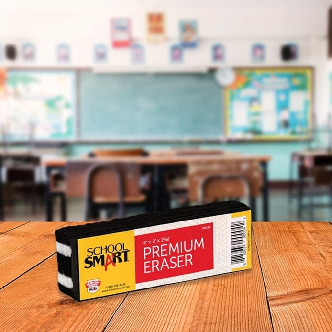 School Smart Premium Chalkboard Eraser - Image 7