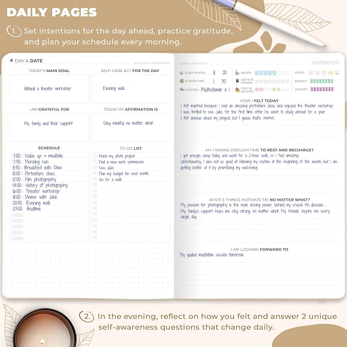 Clever Fox Self-Care Journal – Wellness & Daily Reflection Notebook – Mental - Image 4