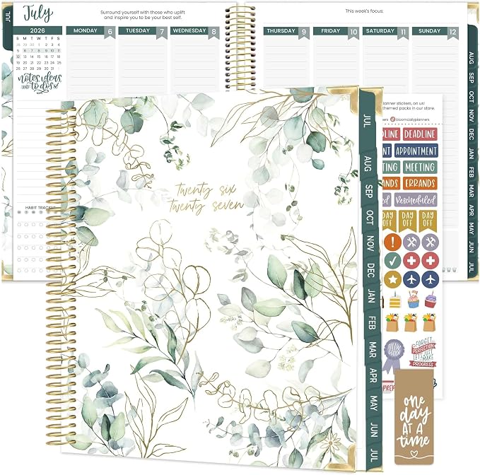 bloom daily planners 2026-2027 Hardcover Academic Year Goal & Vision Planner by bloomdailyplanners