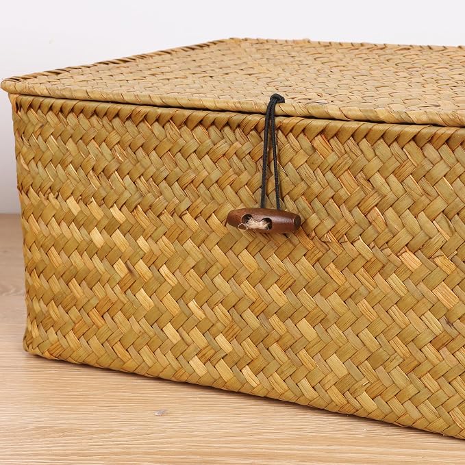 FEIALNDUO Wicker Shelf Baskets - Image 4