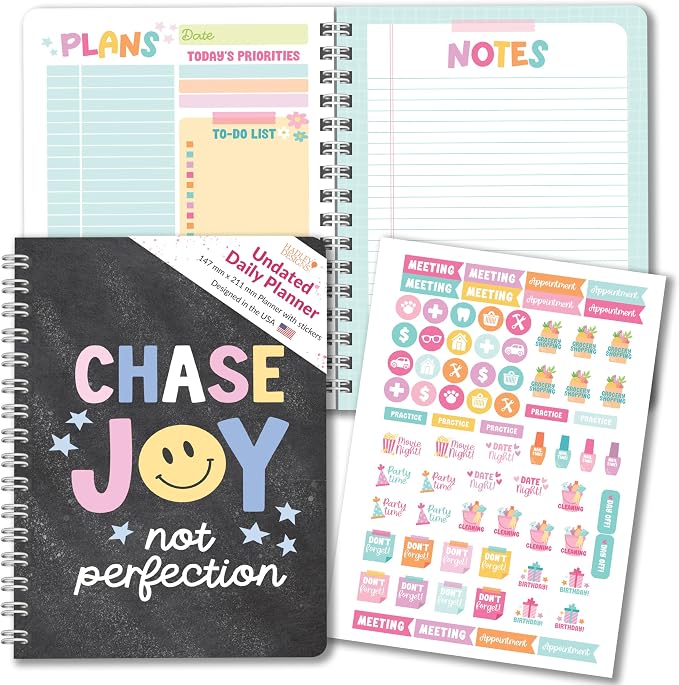 Hadley Designs Undated Daily Planner by HadleyDesigns