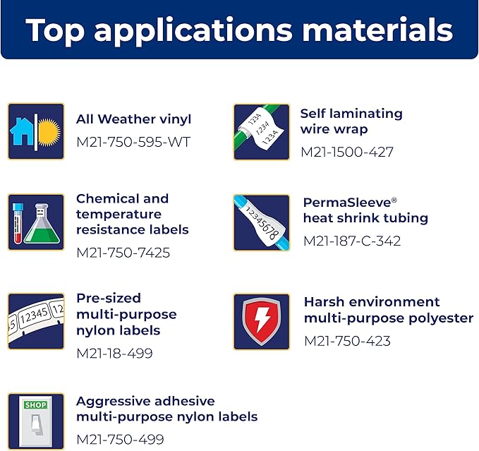 Brady M211 Portable Bluetooth Monochrome Label Printer, Yellow/Black-DeskLoop Office