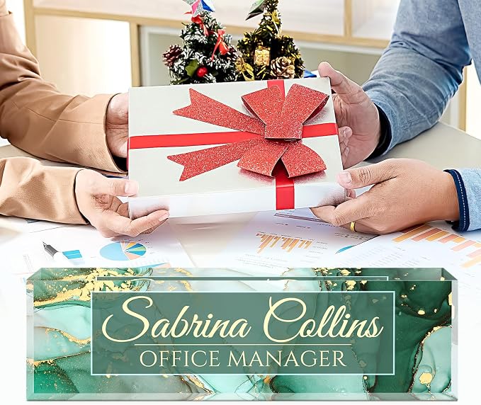 Name Plate for Desk, Desk Name Plate Personalized, Office Decor for Women Men - Image 5