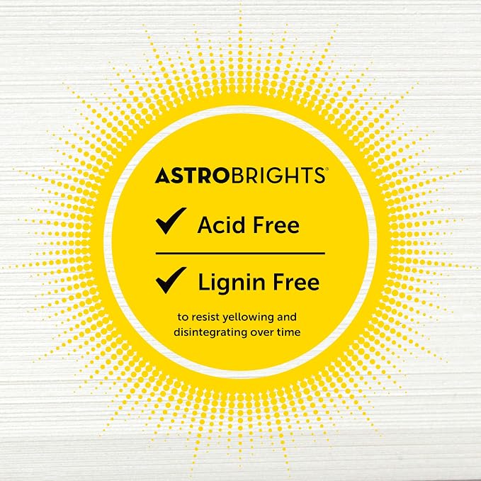 Premium Astrobrights White Cardstock, 8.5" x 11", 110 lb. Index, 94 Brightness - Image 8