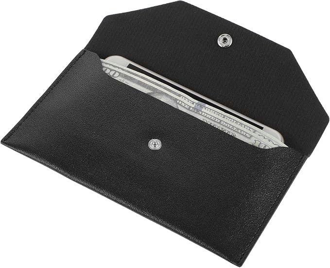 Piriuuo PU Leather Cash Envelope Wallet by Unknown