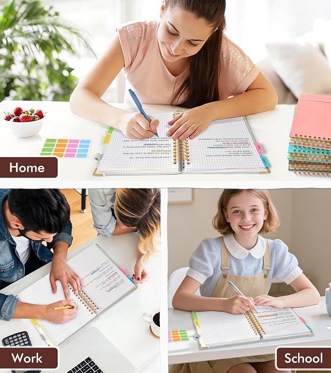 5 Subject Graph Paper Notebook - Image 7