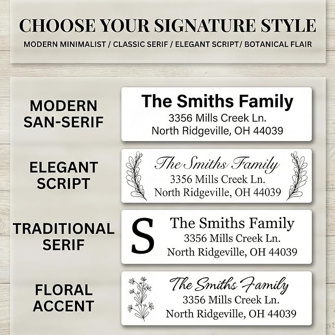 Address Labels Personalized Return Address Labels Personalized Custom Mailing - Image 3