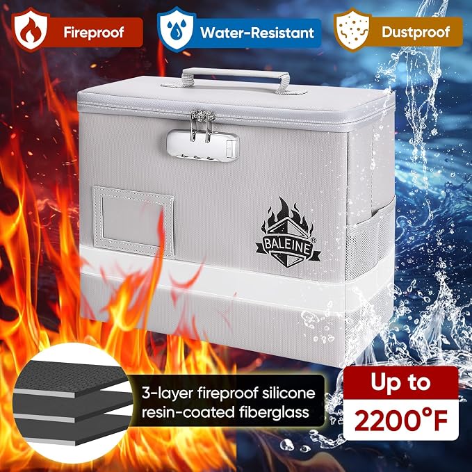 BALEINE Fireproof Document Box - Image 5