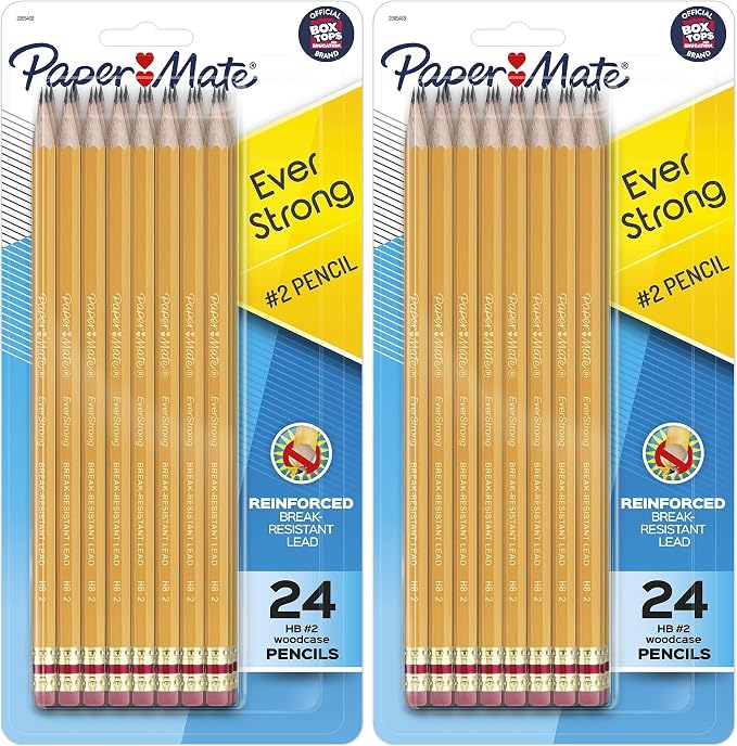 Paper Mate EverStrong #2 Pencils Reinforced Break-Resistant Lead When Writing by Unknown
