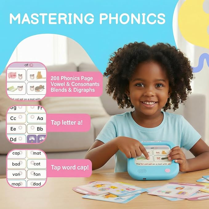 QuTZ Talking Flash Cards, Phonics Flash Cards, Learn to Read - Image 4