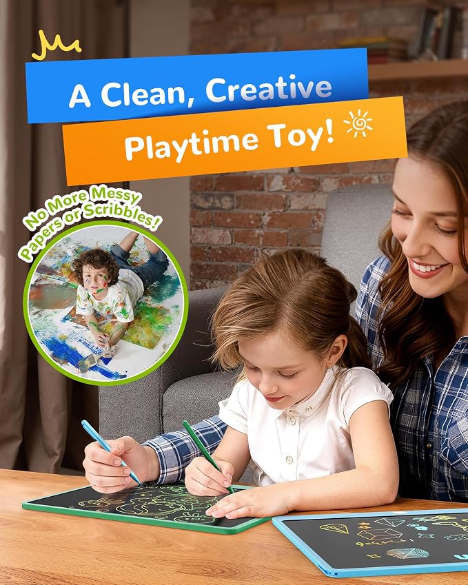 KOKODI LCD Writing Tablet, 16 Inch Colorful Toddler Doodle Board Drawing Tablet - Image 6