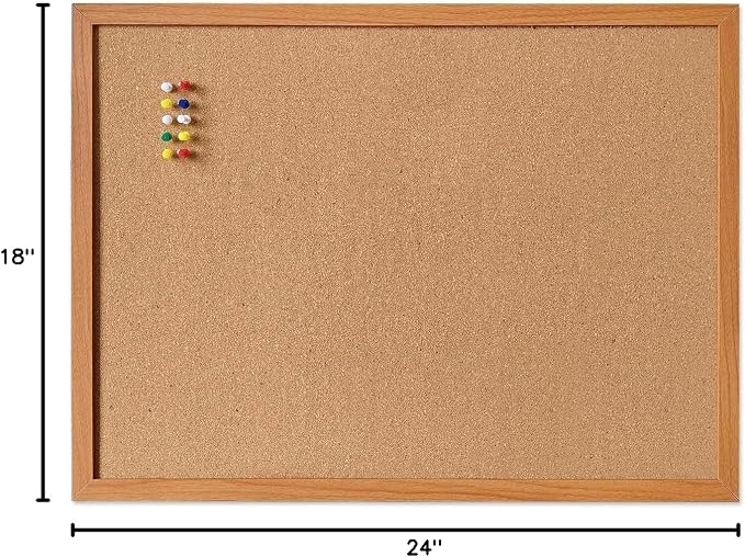 Cork Bulletin Board for Wall - Image 7