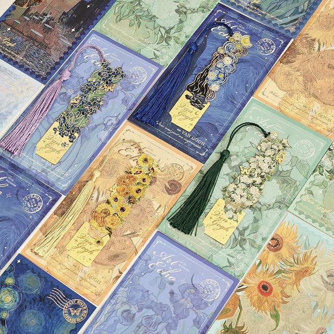 4 Pieces Bookmarks with Tassel - Image 7