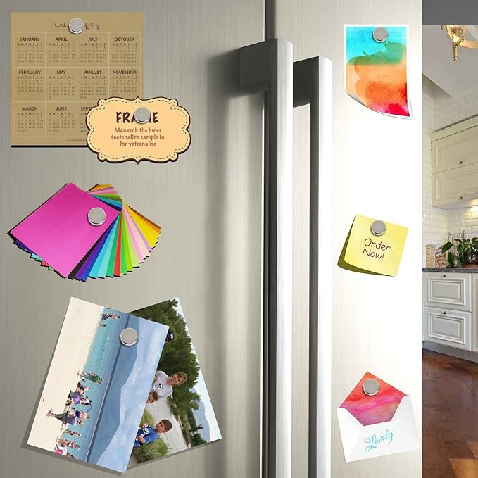 40pcs Small Round Refrigerator Magnets - Image 4