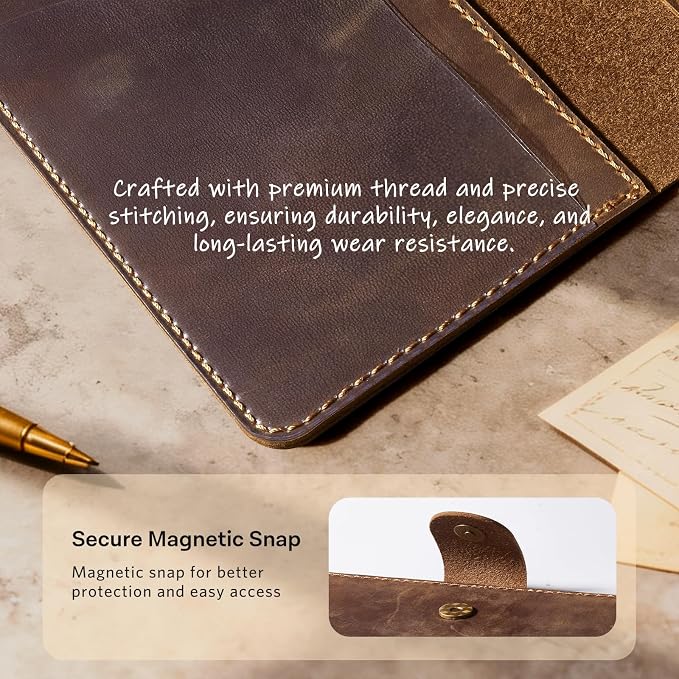 CoBak Genuine Leather Car Registration and Insurance Holder–Luxury Vehicle - Image 6