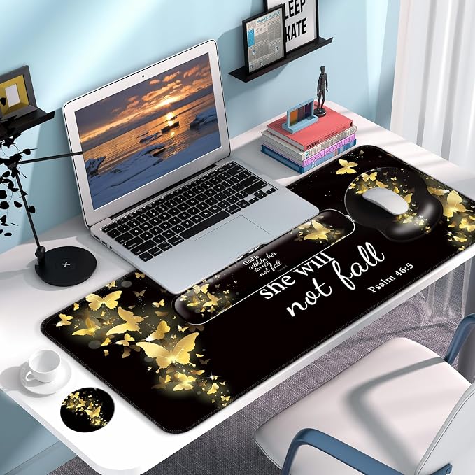 Desk Mat Set + Keyboard and Mouse Pad - Image 6