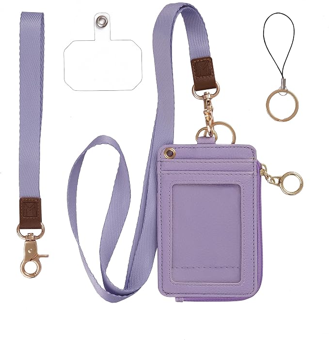 MONDO DESIGNS 2-in-1 ID Badge Holder & Lanyard Wallet by MondoDesigns