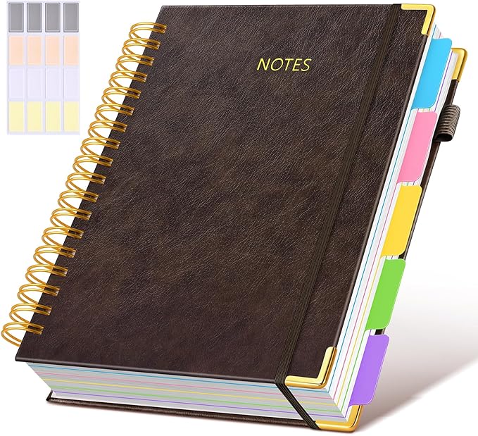 Hardcover Spiral Notebook Journal by dilitego