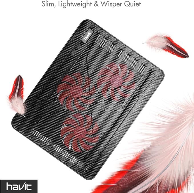 Havit HV-F2056 15.6-17 Inch Laptop Cooler Cooling Pad - Image 3