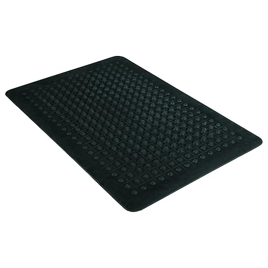 Guardian Flex Step Antifatigue Floor Mat, Rubber, 2'x3', Black-DeskLoop Office