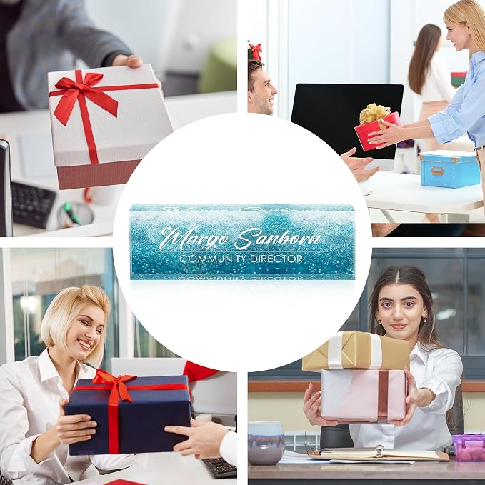 Personalized Name Plate for Office Desk Decor, Custom Gifts for Boss, Employee - Image 7