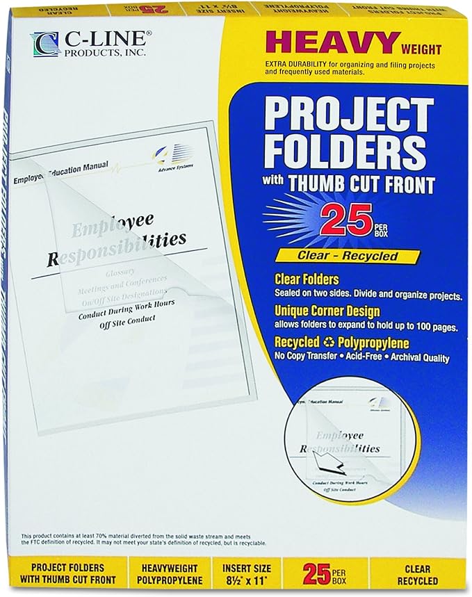 C-Line Recycled Project Folders - Image 4