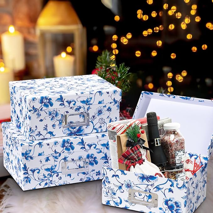 Briful Blue and White Porcelain Storage Boxes - Image 6