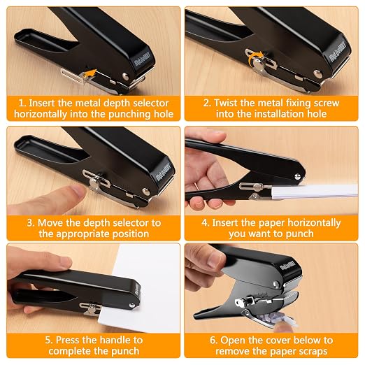 MyLifeUNIT Badge Hole Punch, Slot Puncher - Image 7