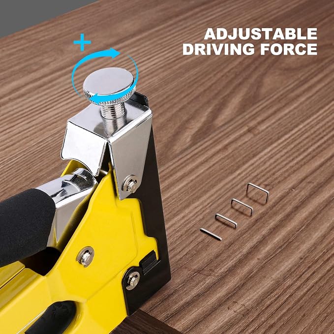 HAUTMEC Upholstery Staple Gun for Wood, 3-in-1 Heavy Duty Fabric Stapler - Image 4